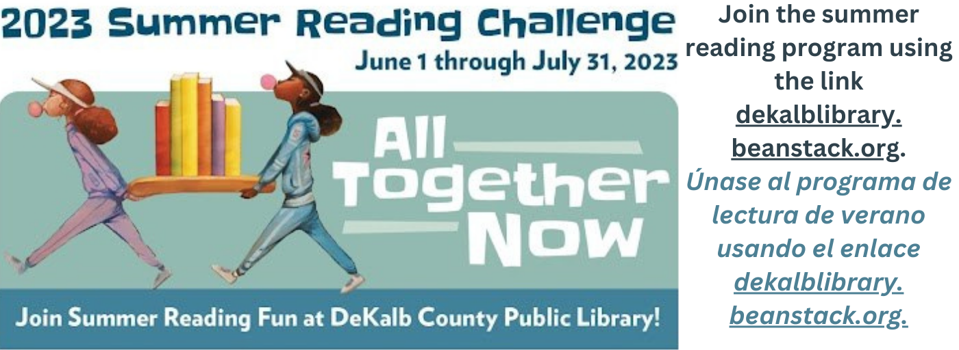 Summer Reading Challenge June 1-July 31, 2023